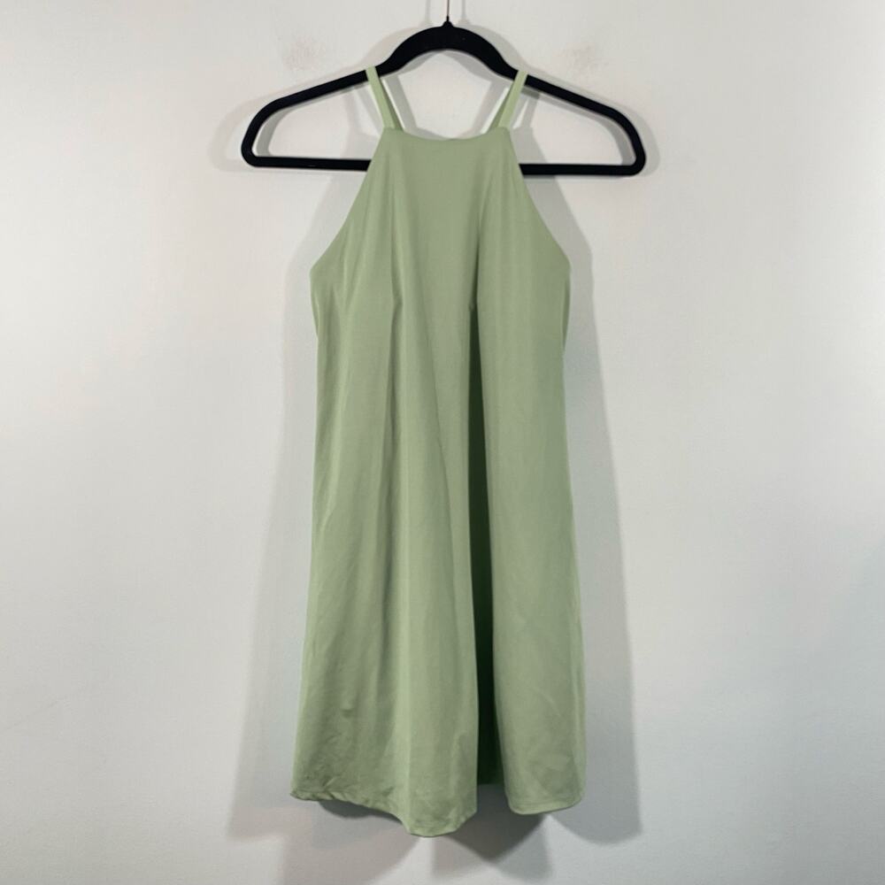 MWL Madewell Versailles Green Built In Shorts Flex Fitness Dress Size S